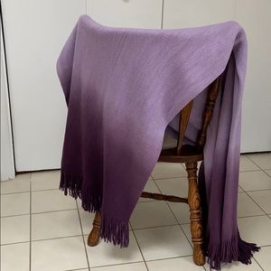 Purple Ombré throw blanket!